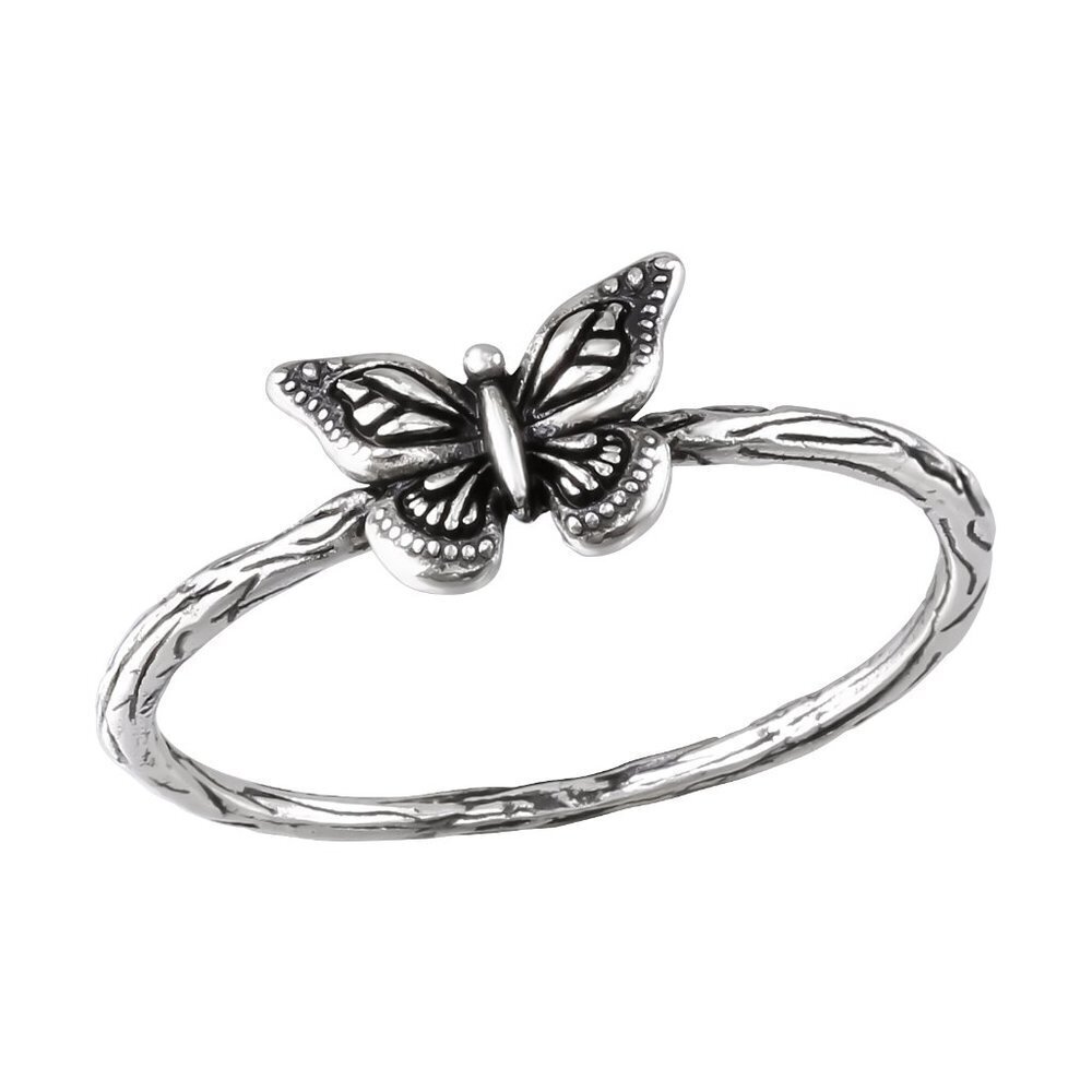 Sterling Silver Butterfly Ring